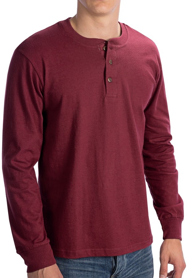 North Point Henley Shirt Long Sleeve, $14 | Sierra Trading Post | Lookastic
