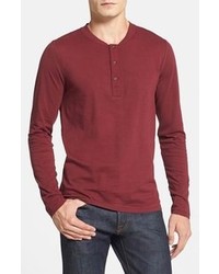 French Connection Shooter Slim Fit Long Sleeve Henley