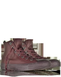 Converse Limited Edition All Star High Dark Burgundy Leather Sneaker