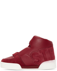 Stella McCartney Red Stella High Top Sneakers