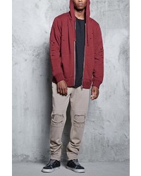 21men 21 Distressed French Terry Hoodie