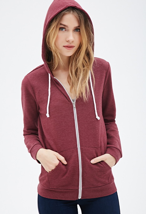 forever 21 french terry hoodie