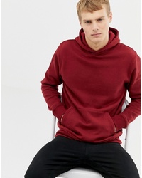 Burton Menswear Hoodie With Front Pocket In Red