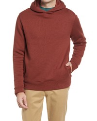 Madewell Mwl Betterterry Hoodie Sweatshirt In Stained Mahogany At Nordstrom