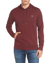 lacoste burgundy sweatshirt