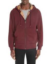 burberry hoodie mens brown