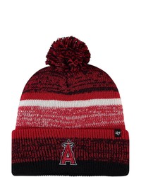 '47 Red Los Angeles Angels Northward Cuffed Knit Hat With Pom At Nordstrom
