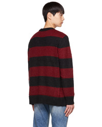 Ksubi Red Black Strange Daze Sweater
