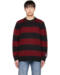 Ksubi Red Black Strange Daze Sweater