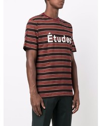 Études Etudes Wonder Striped Logo T Shirt
