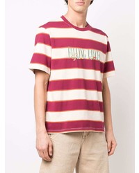 Filling Pieces Striped Logo T Shirt