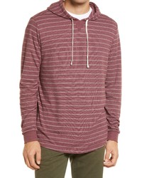 Marine Layer Pullover Hoodie In Tawny Portwhite At Nordstrom