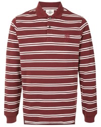 Kent & Curwen Striped Long Sleeve Polo Shirt