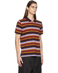 Vivienne Westwood Burgundy Striped Rugby Polo