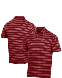 Under Armour Cardinal Kentucky Derby Icon Logo Charged Cotton Stripe Polo At Nordstrom