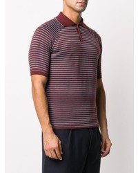 Marni Striped Knitted Polo Shirt