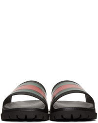 Gucci Tricolor Pursuit Trek Stripes Sandals