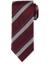 Brioni Diagonal Stripe Silk Tie