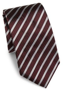 Hugo Boss Striped Silk Tie, $135 | Saks 