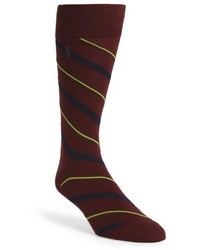 Polo Ralph Lauren Diagonal Stripe Crew Socks