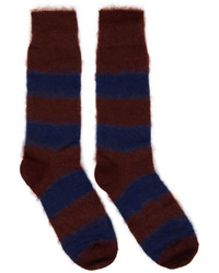 Paul Smith Four Pack Red Stripe Mohair Socks