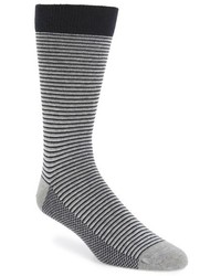 Ted Baker London Stripe Organic Cotton Blend Socks