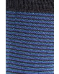 Ted Baker London Stripe Organic Cotton Blend Socks