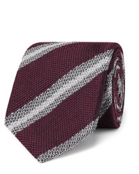 Brioni 8cm Striped Wool And Silk Blend Tie