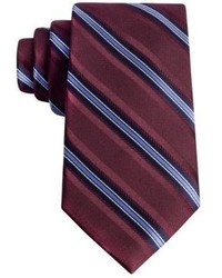 Black Brown 1826 Classic Fit Stripe Silk Tie