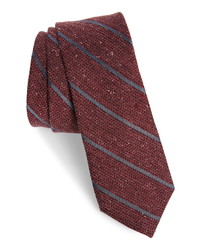 The Tie Bar Decruise Stripe Silk Tie