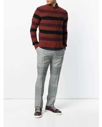 Bottega Veneta Gigolo Red Cotton Wool Cashmere Sweater
