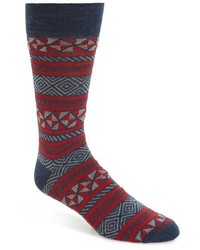 Lorenzo Uomo Aztec Stripe Socks