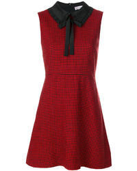 RED Valentino Houndstooth Pattern Dress