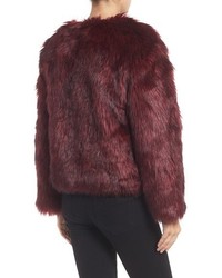 Cupcakes And Cashmere Snyder Faux Fur Jacket