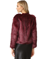 Cupcakes And Cashmere Snyder Luxe Faux Fur Jacket