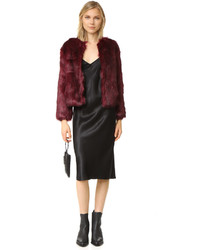 Cupcakes And Cashmere Snyder Luxe Faux Fur Jacket