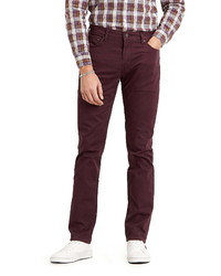 burgundy jeans mens levis