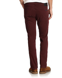 Hudson Byron Straight Leg Twill Jeans