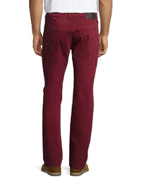 AG Adriano Goldschmied Graduate Cabernet Sud Jeans Red