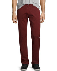 AG Adriano Goldschmied Matchbox Dark Red Denim Jeans