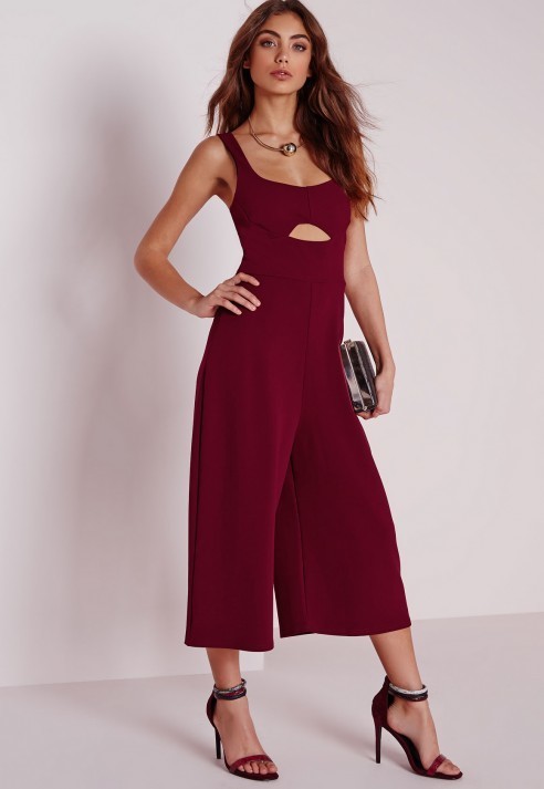 Missguided keyhole deals jumpsuit