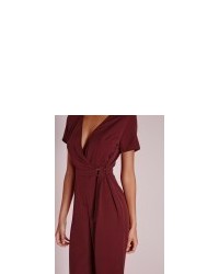 burgundy jumpsuit petite