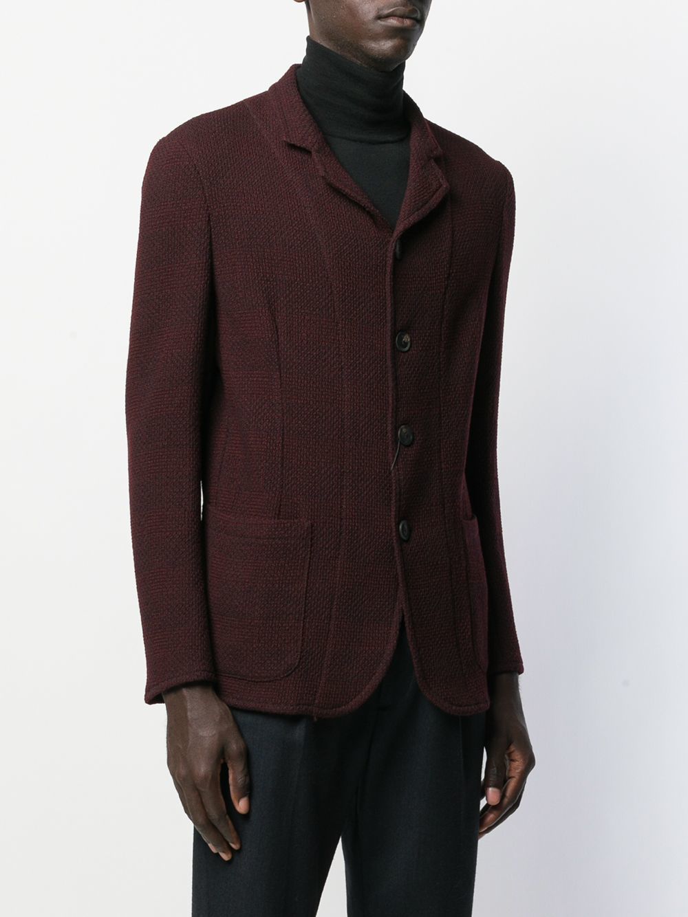 Emporio Armani Panelled Slim Fit Jacket, $507 | farfetch.com | Lookastic