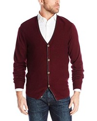 Dockers Solid Texture Modern Fit Cardigan Sweater