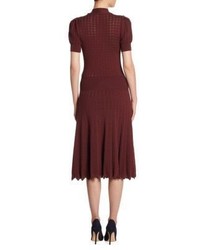 Ralph Lauren Collection Silk Lace Knit Dress