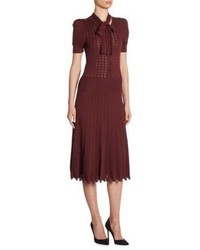 Ralph Lauren Collection Silk Lace Knit Dress
