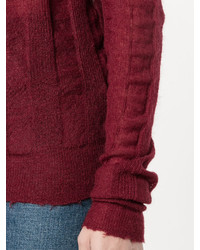Helmut Lang Distressed Knitted Jumper