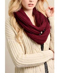 Amuse Me Boutique Burgundy Rope Scarf