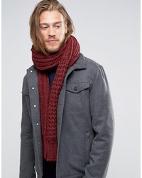 Diesel Knitted Cable Scarf