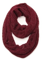 David & Young Open Knit Infinity Scarf
